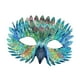 thumbnail image 4 of Máscara de Halloween, accesorios decorativos, máscara de plumas para ojos para festivales, juegos de rol. Verde, 4 of 9