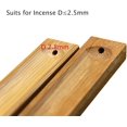 thumbnail image 2 of Varilla de incienso de madera de bambú pulida y encerada, soporte para quemador de incienso, recolector de cenizas, 23cm de largo, 2 uds. JM, 2 of 5