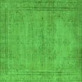 thumbnail image 1 of Ahgly Company Indoor Square Oriental Green Industrial Area Rugs, 8' Square, 1 of 4