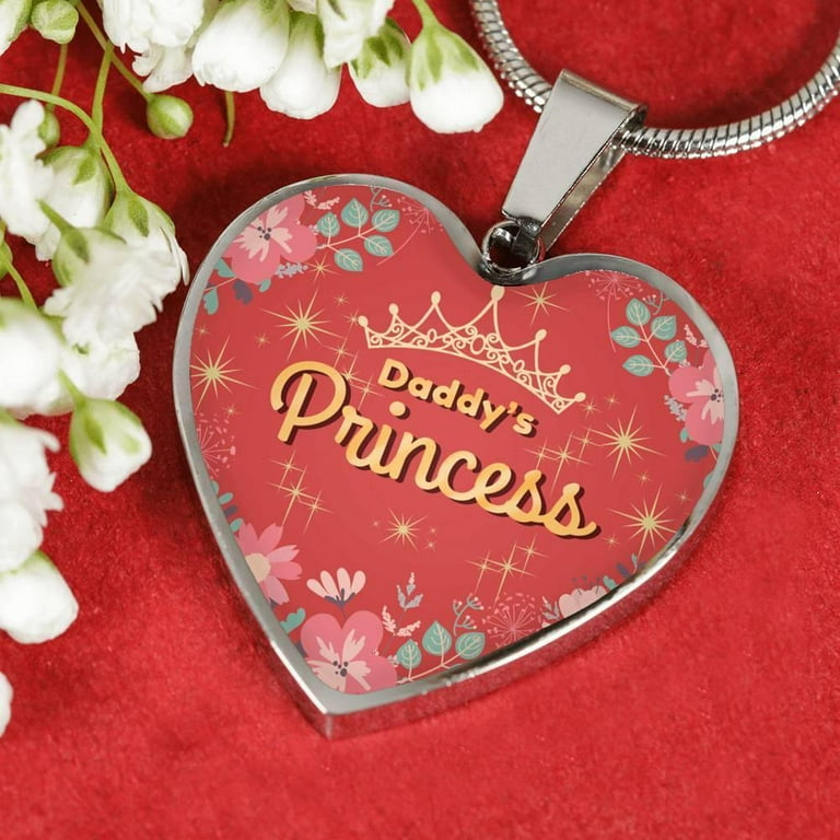 Daddy's princess hotsell necklace