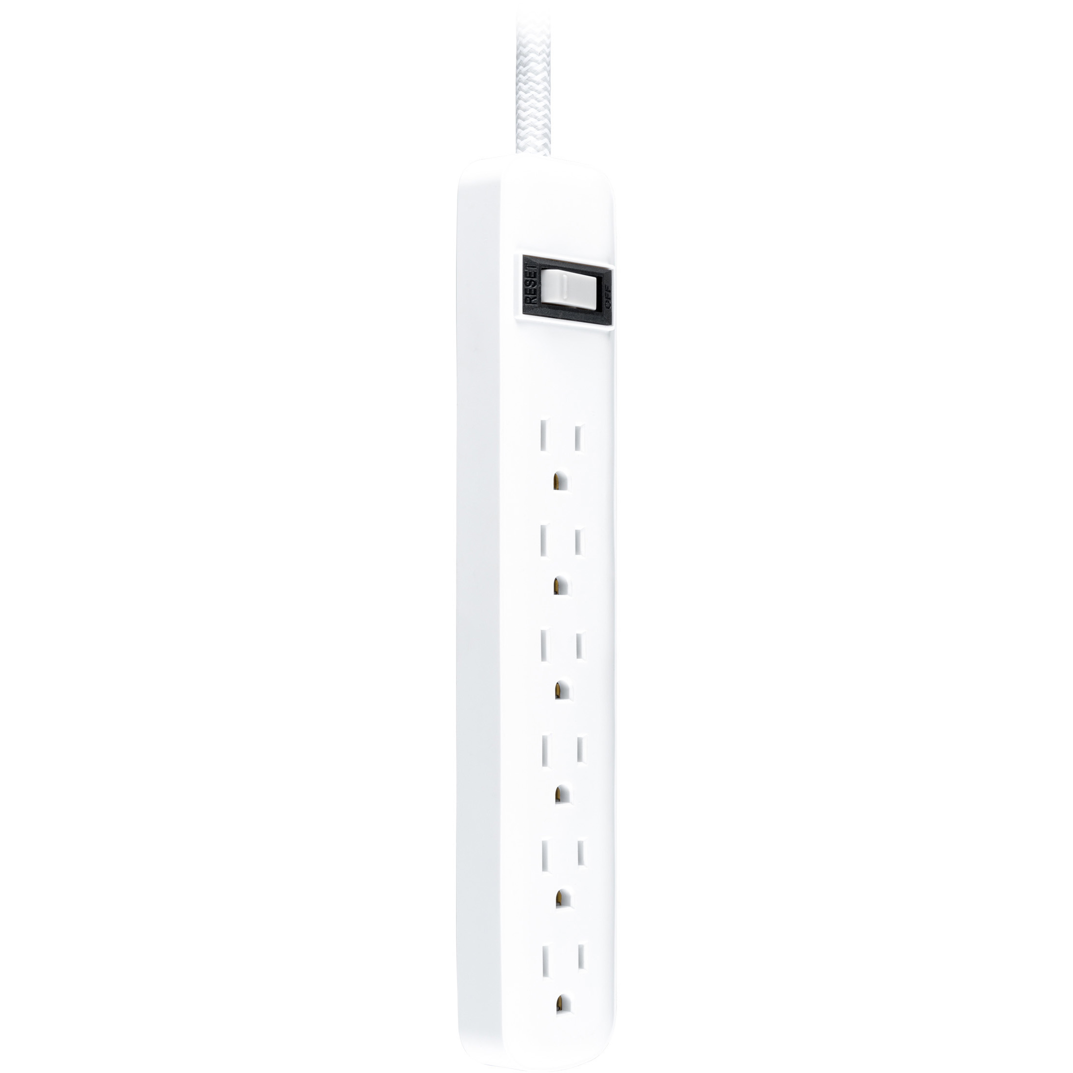GE Surge Protector Power Strip 2-Pack with 3 Ft Braided Cord photo 3
