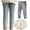 Gray, variant on uublik Leggings Kids Beige Fleece Lined Pants Warm Cozy Leggings for Girls Winter Thick High Waist Pants, Size 1T-9