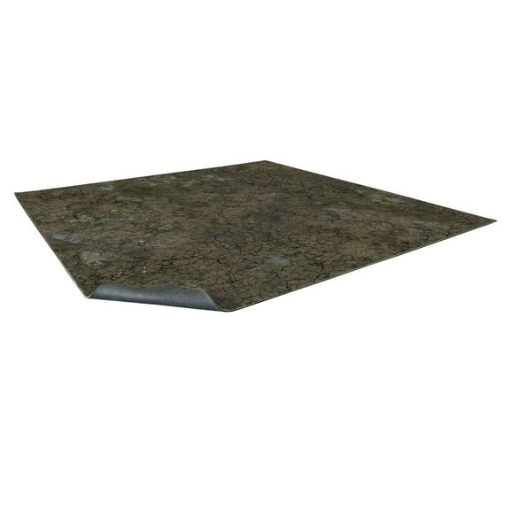 Battle Systems Terrain Muddy Streets Game Mat 3x3 - Neoprene Playmat for Warhammer, D&D, Frostgrave and More!