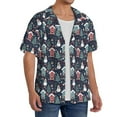 thumbnail image 2 of Honeii Christmas Village for Men's Short-Sleeved Button-Up Collared Shirt Featuring A Pocket, Perfect for Beach Vacations, And Travel Adventures.-, 2 of 5