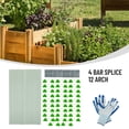 thumbnail image 4 of Rust Proof Plant Support Stakes Durable For Garden Hoops Diy Grow Tunnel Kit, 4 of 5