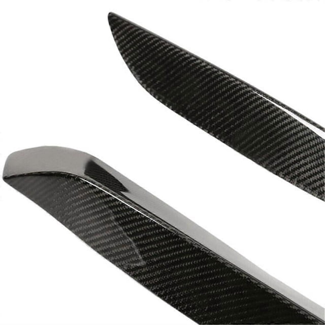 1pair Real Carbon Fiber Front Bumper Side Splitter for BMW M3 F80 F82 M4 F83 2015-2018 Canards Wingl