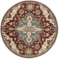 thumbnail image 5 of SAFAVIEH Aspen Jerred Oriental Wool Runner Rug, Red/Blue, 2'3" x 9', 5 of 7