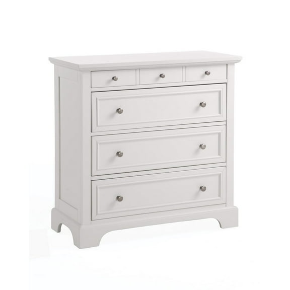 Homestyles Naples Wood Chest in Off White
