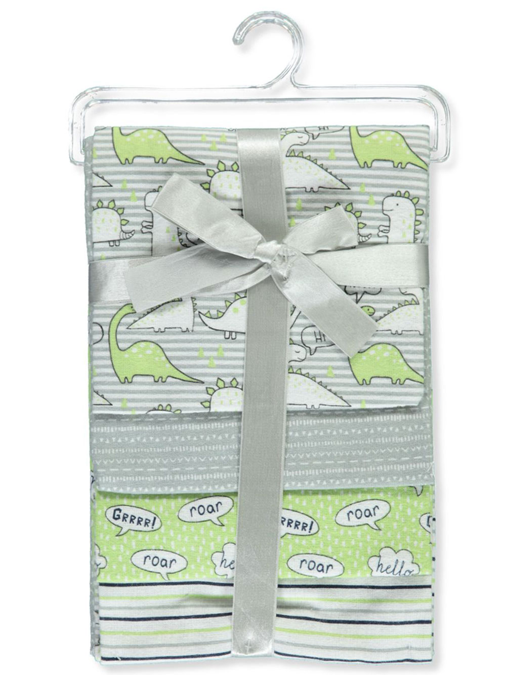 Zak & Zoey Baby Boys' Dinosaur 4Pack Receiving Blankets