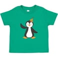 thumbnail image 3 of Inktastic Cute Penguin, Baby Penguin, Penguin with Party Hat Boys or Girls Baby T-Shirt, 3 of 5