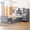 Gray, variant on Harper & Bright Designs Twin Size Platform Bed with Vertical All-in-One Cabinet and 4 Drawers on Each Side, Wood Twin Storage Bed with Multi-Functional Headboard, Gray