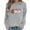 Gray, variant on BiZtdJrK Womens Fall Crewneck Sweatshirts Pumpkin Printed Long Sleeve Casual Pullover Tops Loose Fit Lightweight Halloween Sweatshirt Purple L