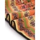 thumbnail image 5 of Vestido Boho Floral con Volantes y Mangas de Mariposa para Mujer Midi S Negro, 5 of 6