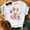 Pink, variant on Herrnalise Women Printed Plus Size O-Neck T-Shirts Cat Print Short Sleeve Graphic Tee Tops