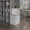 White, variant on 42" White Corner Liquor Cabinet | Two-Door Storage for Dining Space | High-Quality Particle Board | Keeps Bottles Organized