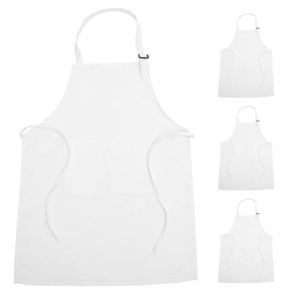 4pcs Kids Painting Art Apron Children Apron Kids Adjustable Drawing Apron