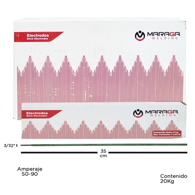 Soldadura Electrodo 6013 3/32 MARAGA 20 Kg
