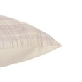 thumbnail image 5 of Ox Bay Stacy Garcia 24" x 24" Ivory/Lilac Embroidered Plaid Adult Decorative Throw Pillow Cover, 5 of 8