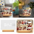 thumbnail image 2 of Custom Photo Plaque with LED Night Light, Personalized Acrylic Wooden Picture Frame, DIY Anniversary Birthday Gift for Dad, Desk Decor with Custom Text and Photo, 2 of 4