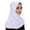 White, variant on Women Headband Elastic Stretch Hijab Fashionable Turban Wrap Daily Soft Breathable Polyester Blend Lightweight Comfortable Casual Everyday Idea Stylish