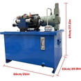 thumbnail image 2 of 220V Hydraulic Station Variable Piston Pump 80L Tank 14L/Min Flow, 2 of 10