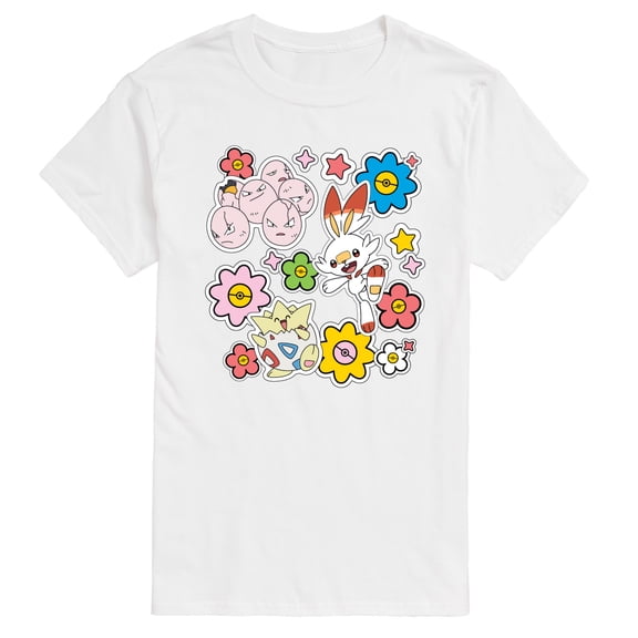 Pokémon - Pokémon Spring Stickers - Men's Short Sleeve Graphic T-Shirt