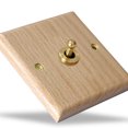 thumbnail image 3 of Maytalsory Waterproof And Moisture-proof Wood Light Switch Plate Wide Applications Vintage Style, 3 of 6