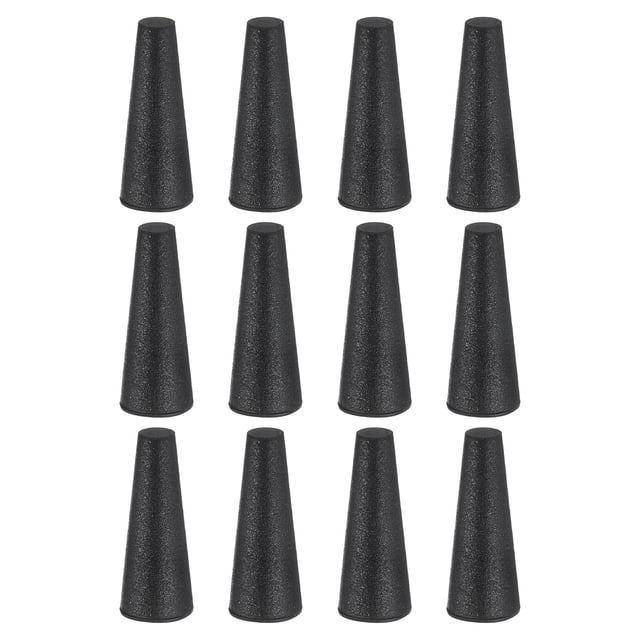 Paquete de 12 tapones cónicos de goma de silicona, de 4mm a 8mm, alta temperatura para tapones de agujeros, rociado, recubrimiento, 20mm