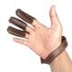 thumbnail image 3 of Guantes De Tiro Con De de material cuero, De Mano, Guantes es De Tiro Con , Con Muñequeras Ajustables, kusrkot Guante de tiro con arco de 3 dedos, 3 of 8