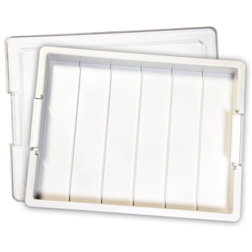 Elizabeth Ward Bead Storage Tray, White, 13.75” x 10.5” x 2” Walmart