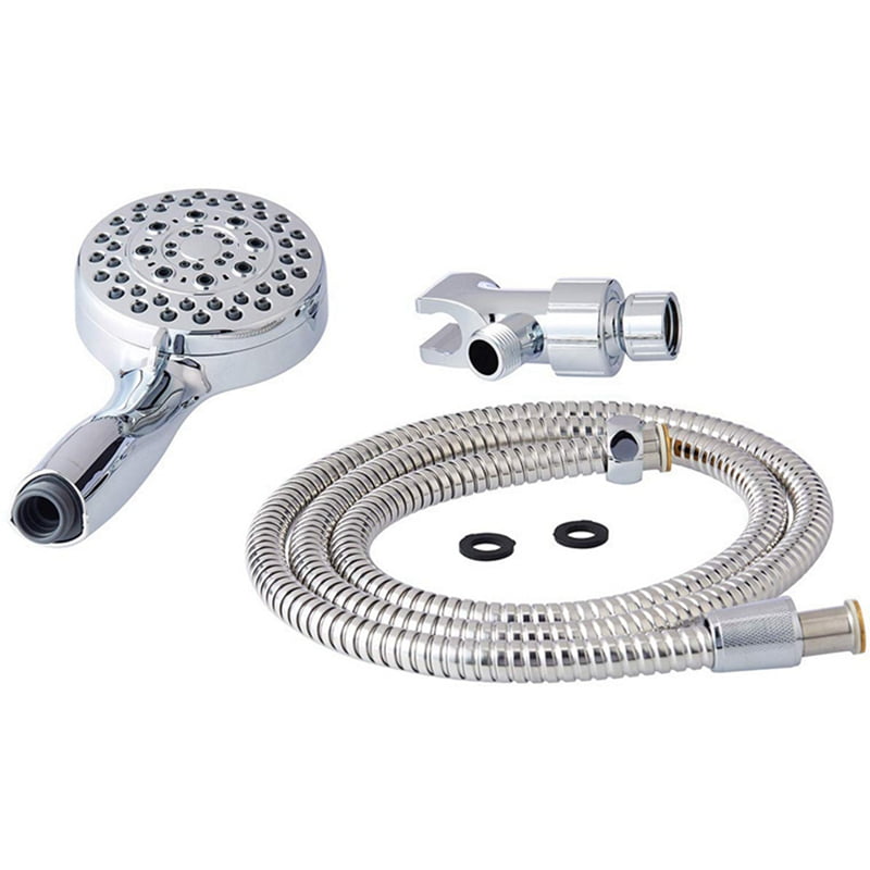 Brushed Nickel Shower Head with Handheld, Showerhead with High Pressure