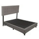 thumbnail image 3 of Box Base Cama Matrimonial DICASA Cabecera Bilbao Gris Oscuro, 3 of 7