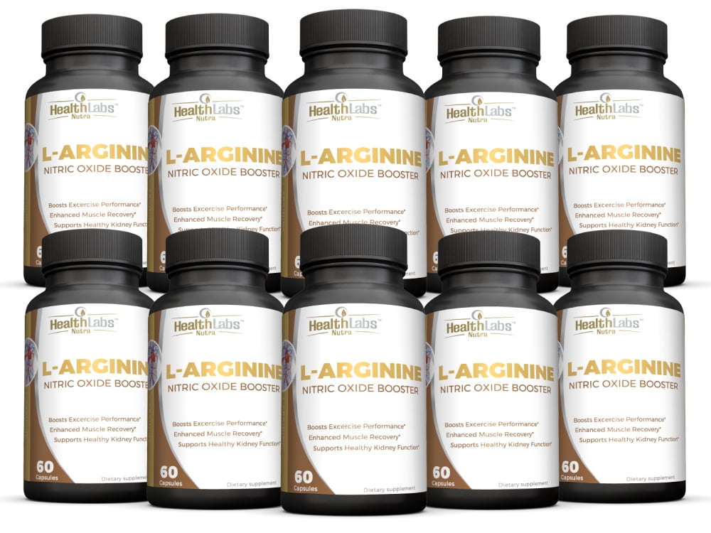 Max Strength LArginine 1200mg Nitric Oxide PreWorkout Supplement