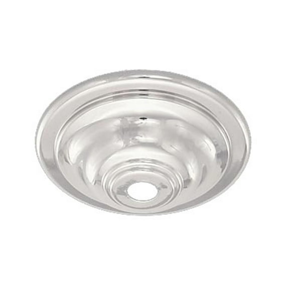 B&P Lamp® Stamped Bobesche, 3 1/8" Dia., Nickel Finish Steel