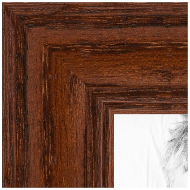 ArtToFrames 12x24 Inch Walnut Picture Frame, This Brown Wood Poster