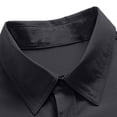 thumbnail image 6 of Men's Tactical Shirt, Long Sleeve Quick-Dry Work Shirt With Ventilation & Multi-Pockets, Outdoor Casual Tactical Clothing Black L, 6 of 9