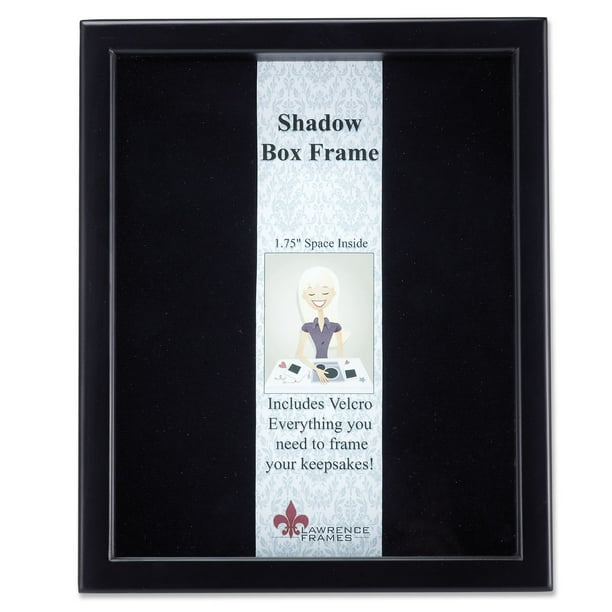 790011 Black Wood Shadow Box 11x14 Picture Frame