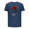 thumbnail image 4 of Weiqiqre T-Shirts pour Homme T-Shirt à Imprimé Graphique Col Rond Manches Courtes T-Shirt Décontracté Hauts, 4 of 4