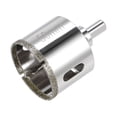 thumbnail image 1 of Unique Bargains Diamond Drill Bit 50mm Glass Hole Saws Core Drill Bit with Center Pilot Bit for Glass Ceramics Porcelain Tile, 1 of 4