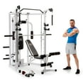 thumbnail image 6 of Marcy Combo All in One Full Body Home Gym Workout Equipment, White, 6 of 10
