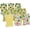 Orange, Green, Yellow, variant on Smart Design Non-Scratch Cellulose Smart Scrub Sponge - Set of 3 - Ultra Absorbent - Ergonomic Shape - Cleaning, Dishes, & Hard Stains - Blue