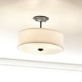 thumbnail image 3 of 43692BK Kichler Lighting Shailene - 3 Light Semi-Flush Mount - 18 inches wide-Black Finish, 3 of 10