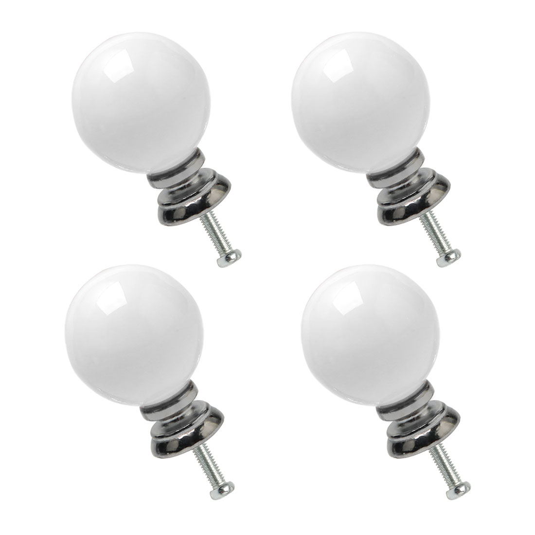 Ceramic Vintage Wardrobe Dresser Door Knob Pull Handle for Home