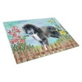 thumbnail image 1 of Carolines Treasures CK1261LCB Newfoundland Puppy Spring Glass Cutting Board, Large, 1 of 2