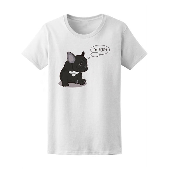 French Bulldog Feels Guilty T-Shirt Women -Image by Shutterstock, Female Medium