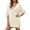 Beige, variant on Ediodpoh Ribbed Knit Sweater Dress Long Sleeve Turtleneck Pullover Casual Loose Fit Tunic Elegant Warm Winter Oversized Dress Sweater Dress White S