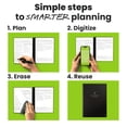 thumbnail image 2 of Rocketbook Reusable Flex Planner - Daily, Weekly, Monthly, Annual Letter Size Black, 2 of 9
