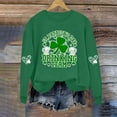 thumbnail image 4 of BEFOKA Long Sleeve Shirts For Women St Patrick'S Day Crew Neck Sweatshirts Irish Shamrock Printed Black Shirts Going Out Tops Plus Size Blouses Green Graphic Tshirts Tee Tops, 4 of 4