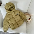 thumbnail image 6 of Godderr Kids Toddler Boys Girls Down Warm Cotton jacket 1-8Y Winter Hoodie Coats Fashion down Coats Baby Short Section Thickened Winter Jacket, 6 of 6