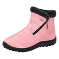 thumbnail image 2 of Willtoo Womens Winter Snow Boots Mid-Calf Waterproof Warm Lined Ankle Booties Side Zipper Non Slip Comfort Short Boots, 2 of 4
